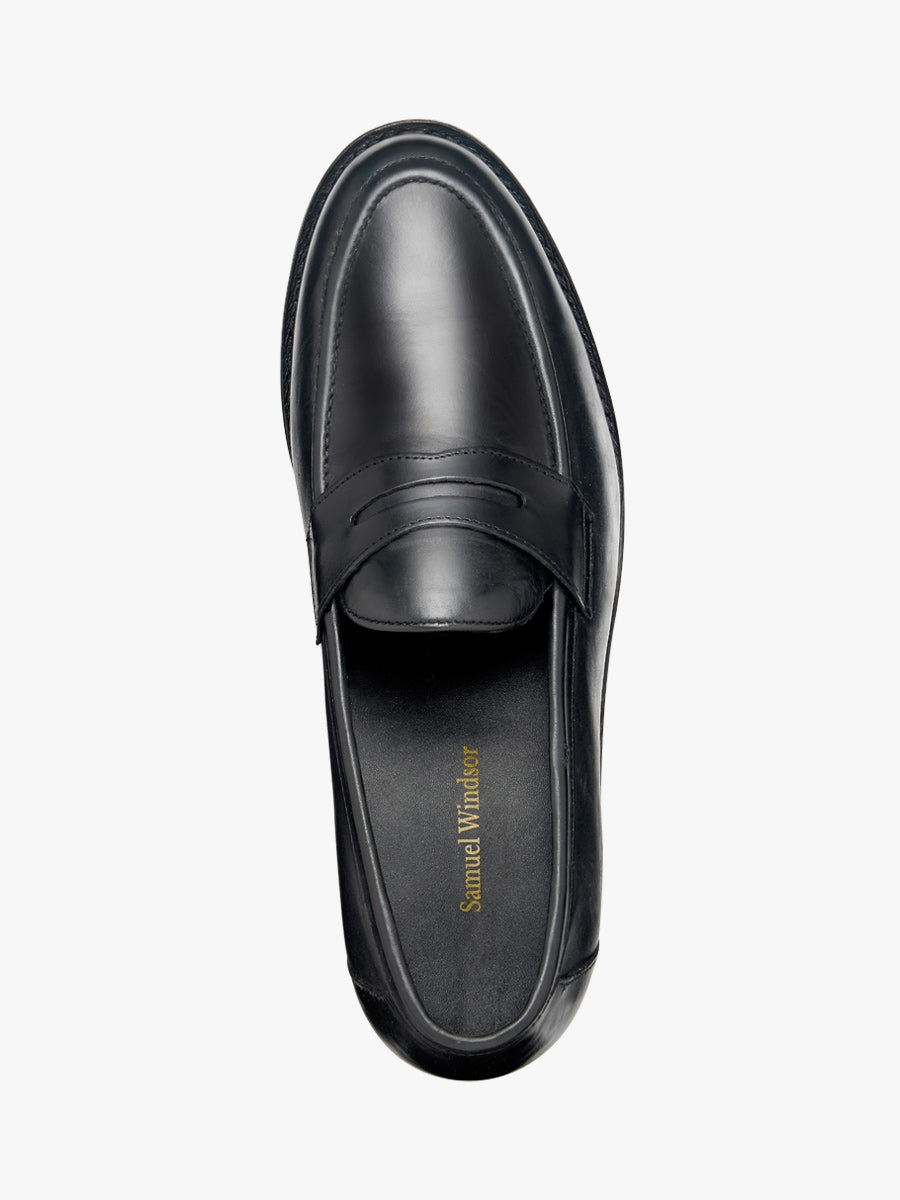 Penny Loafer Black Shoe